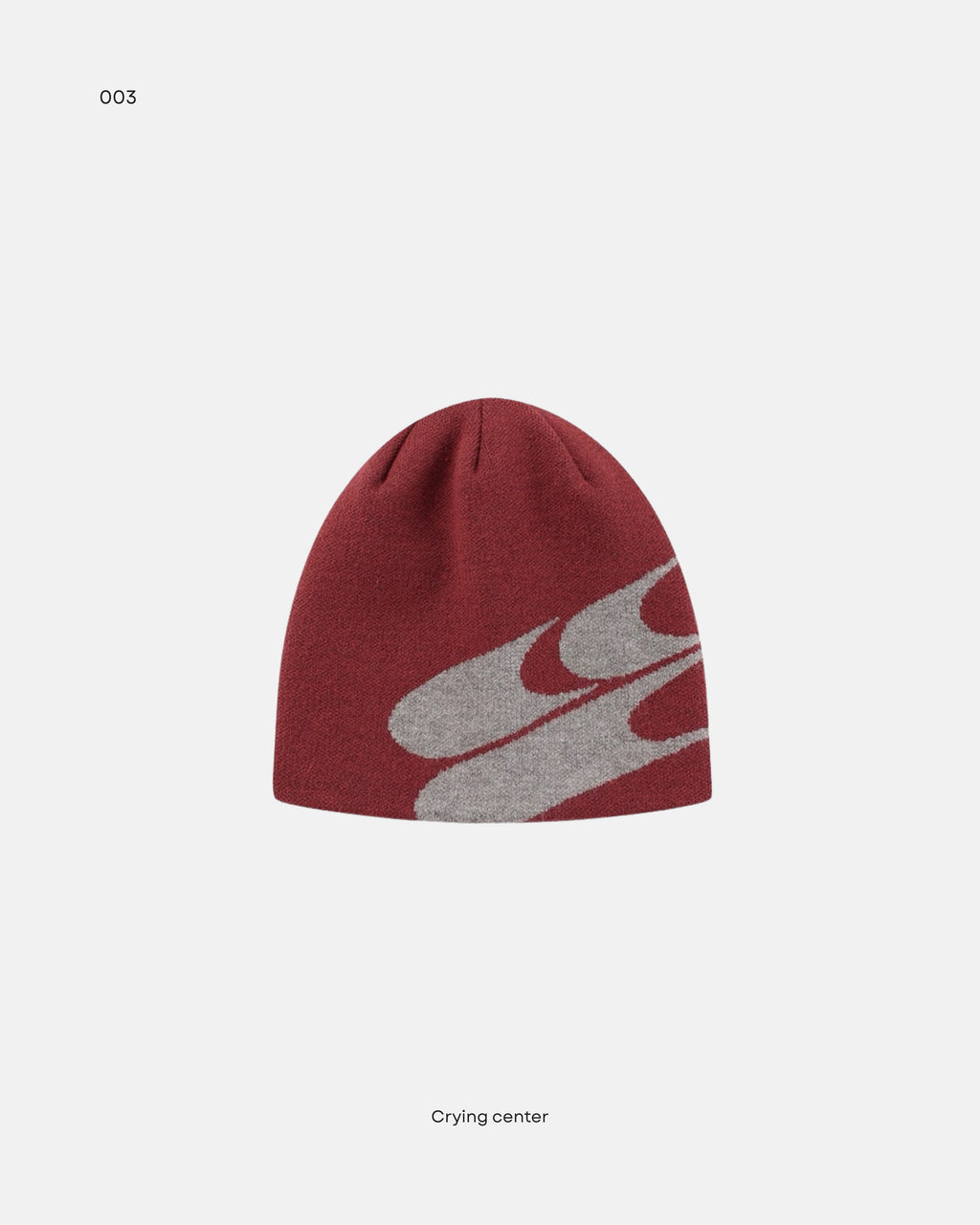 Crying center beanie