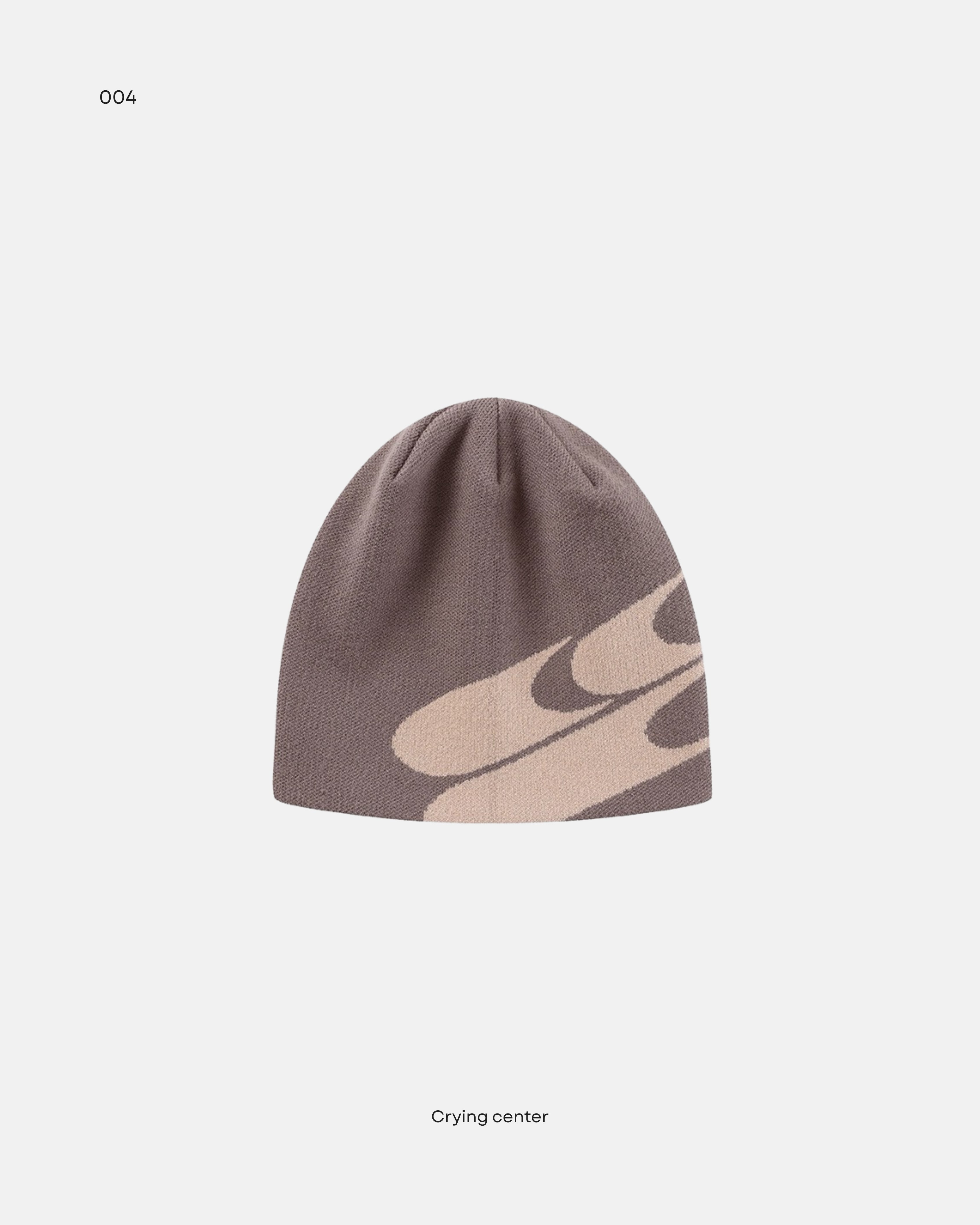 Crying center beanie