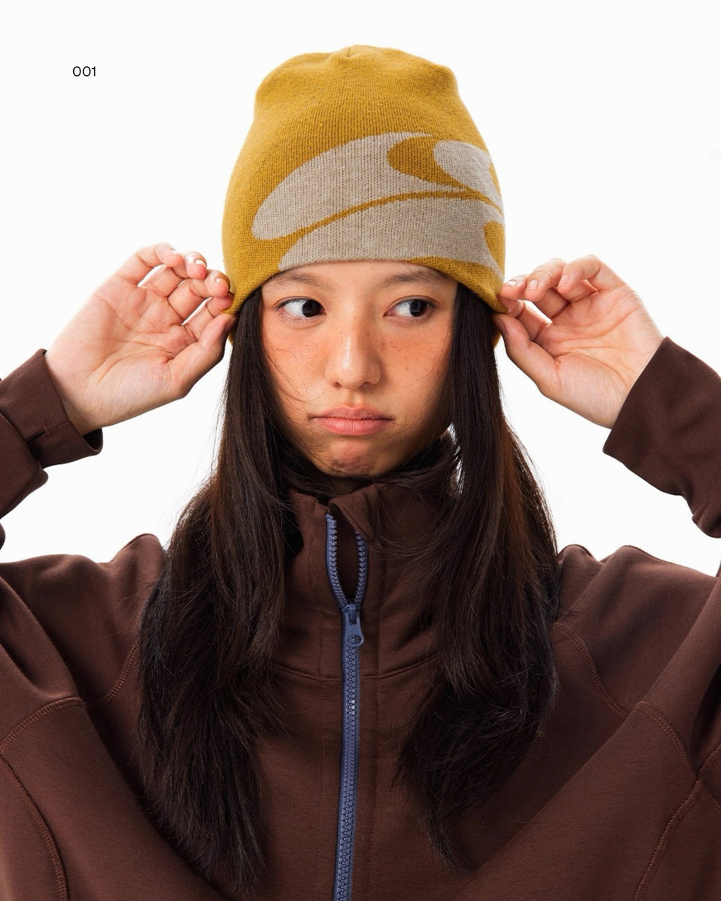 Crying center beanie