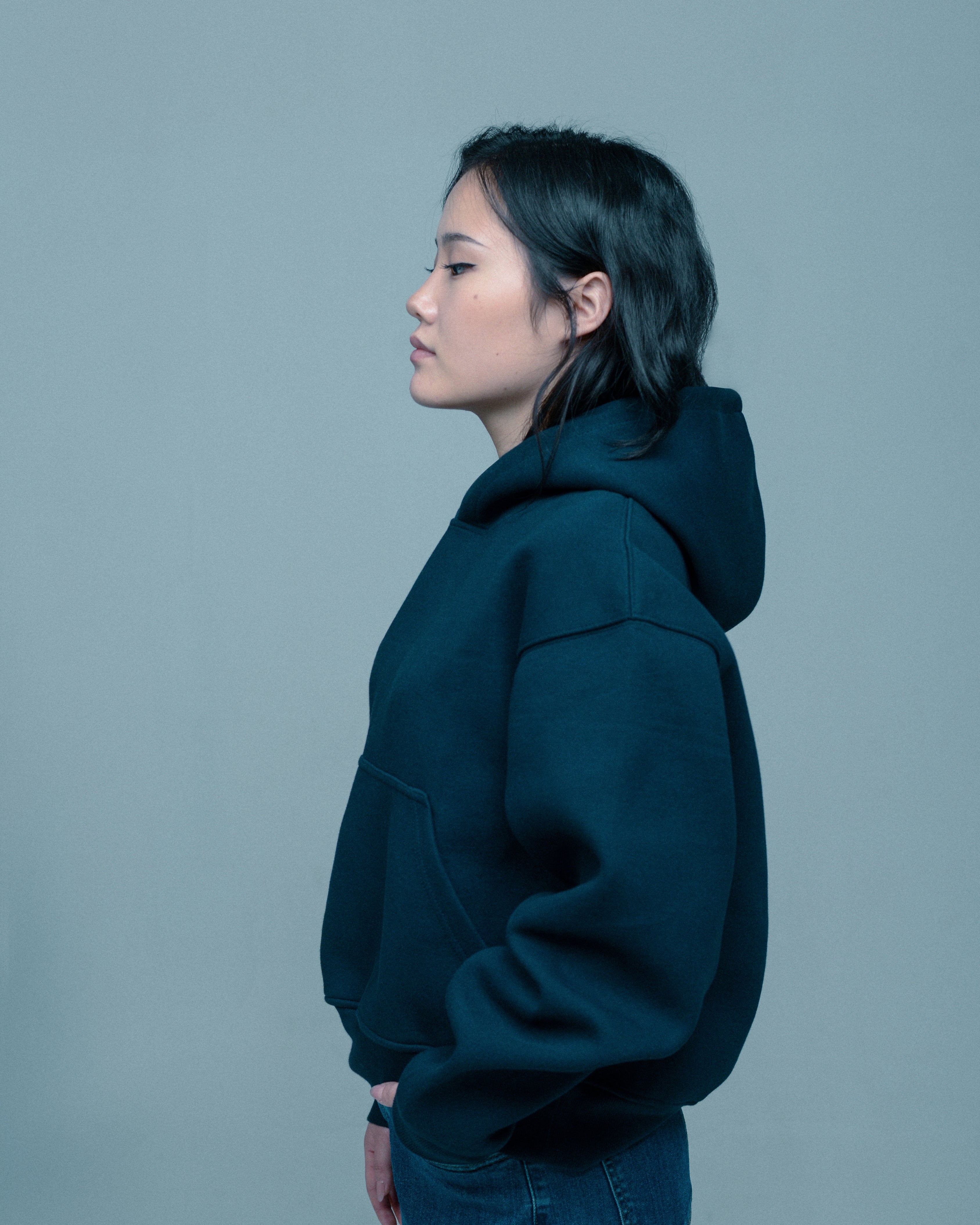 Cropped hoodie 500GSM