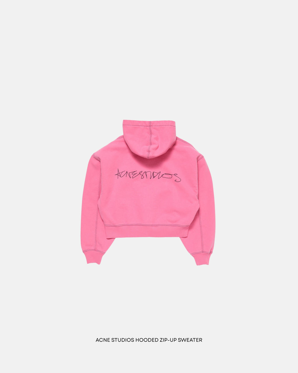 Acne studios hooded zip-up sweater