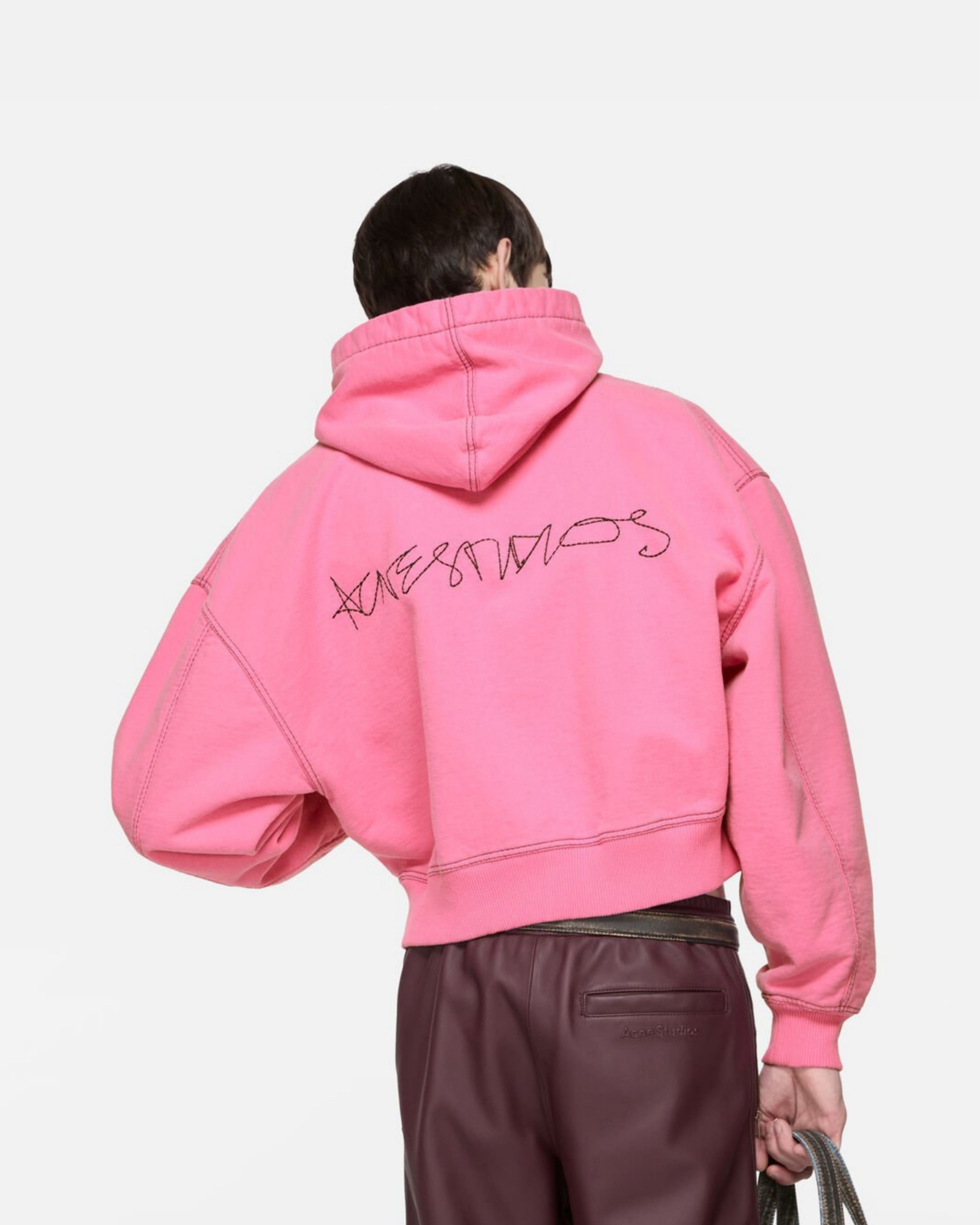 Acne studios HOODED ZIP-UP SWEATER