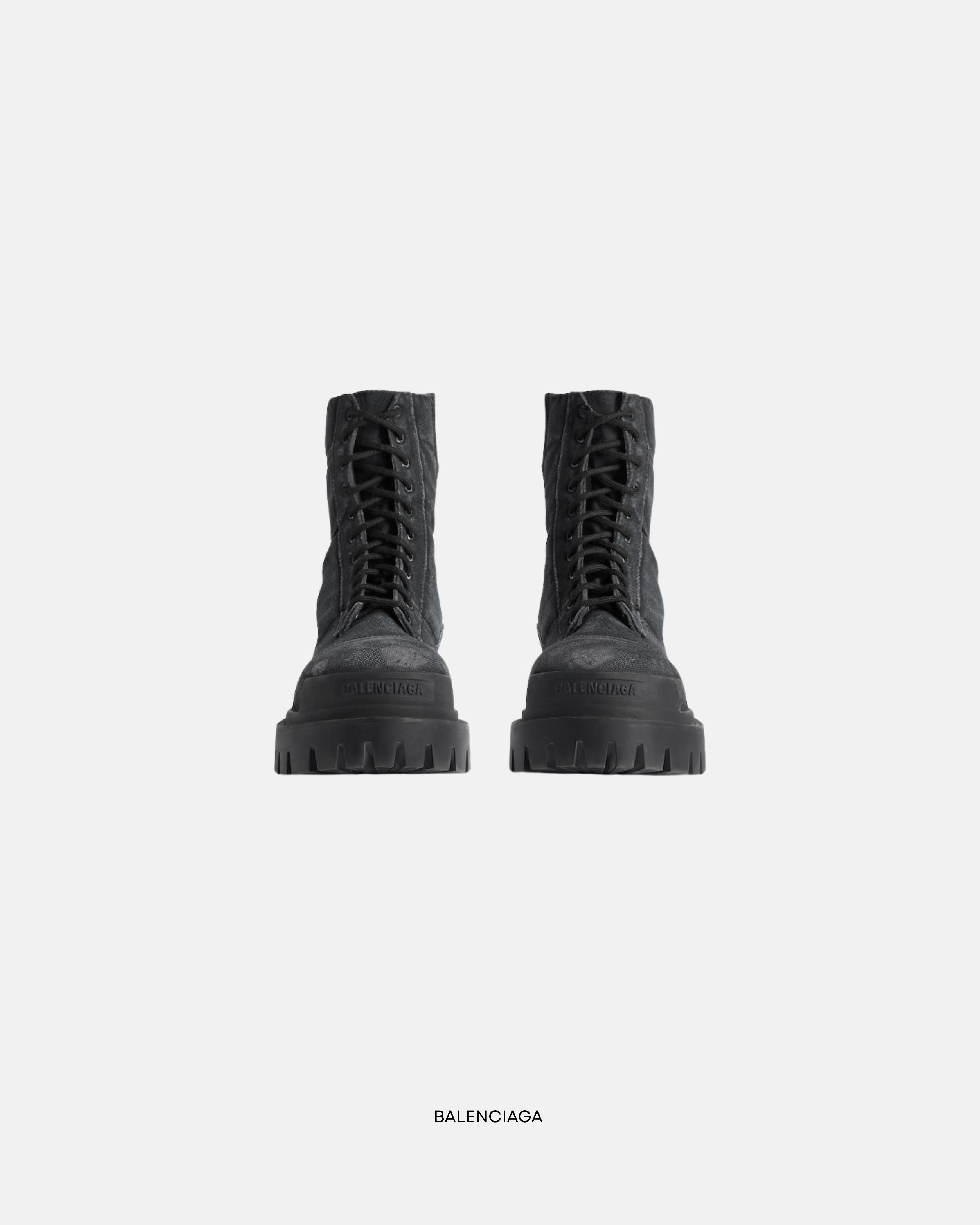 Balenciaga combat strike boots