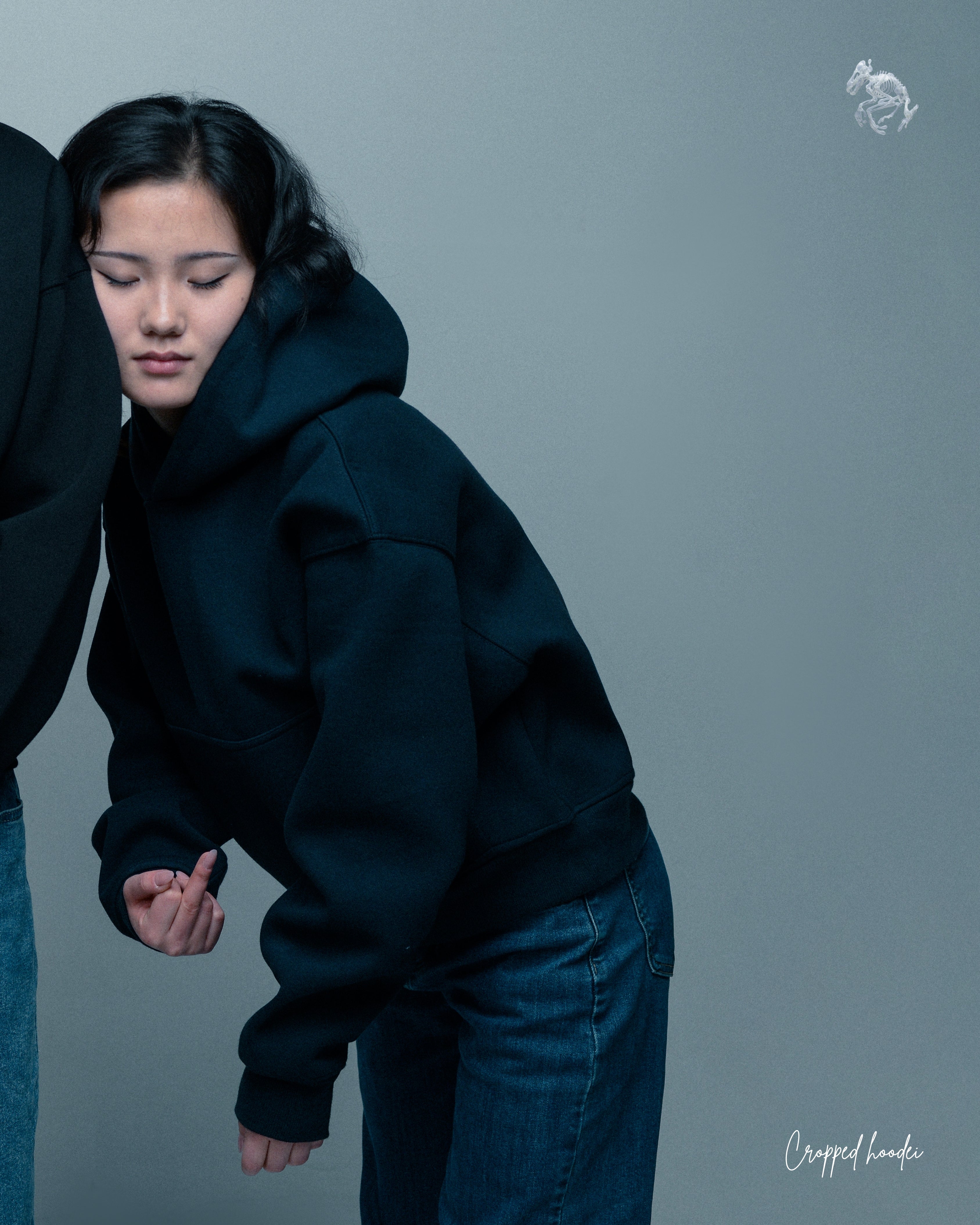 500GSM Cropped Hoodie