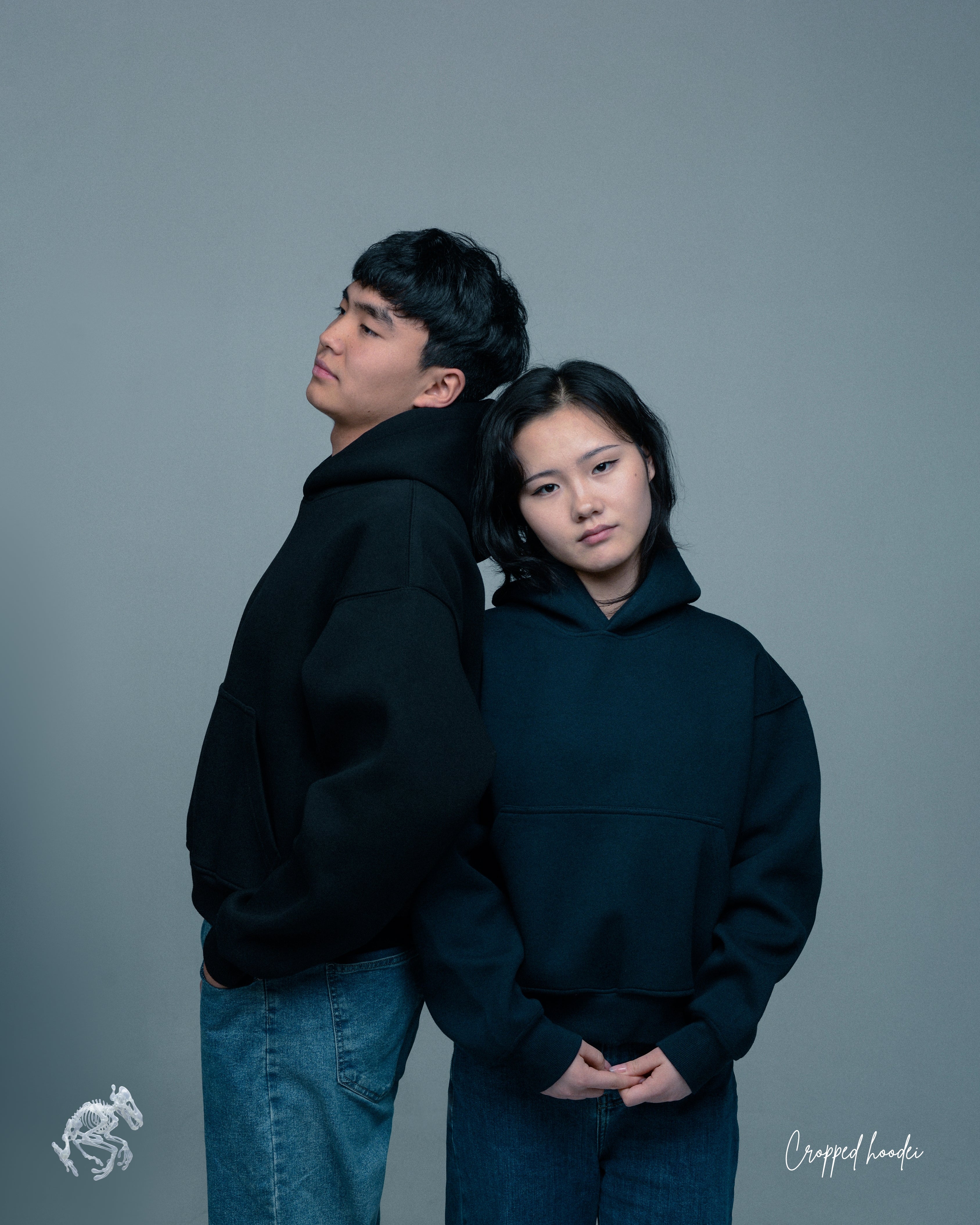 500GSM Cropped Hoodie