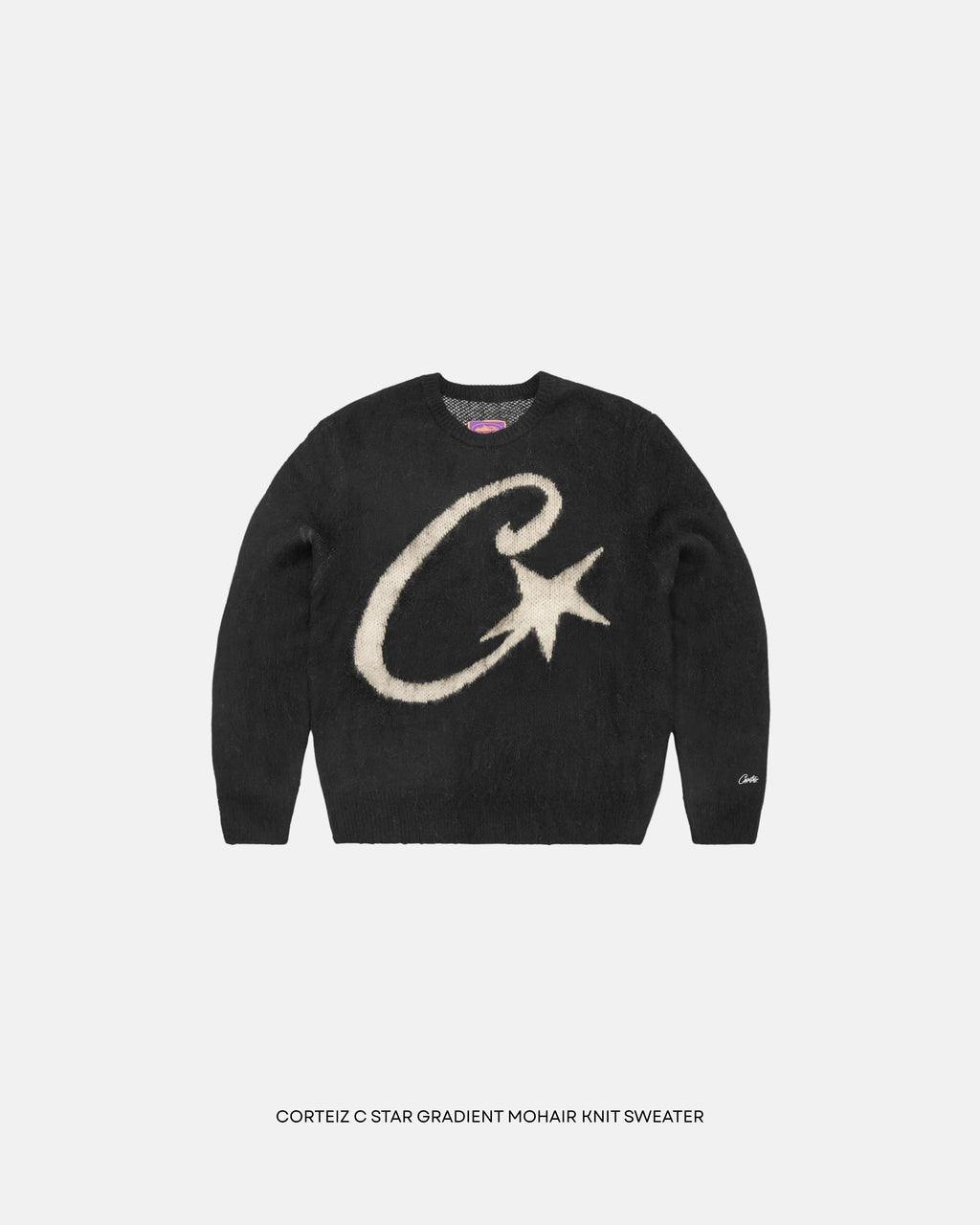 Corteiz C Star Gradient Mohair Knit Sweater