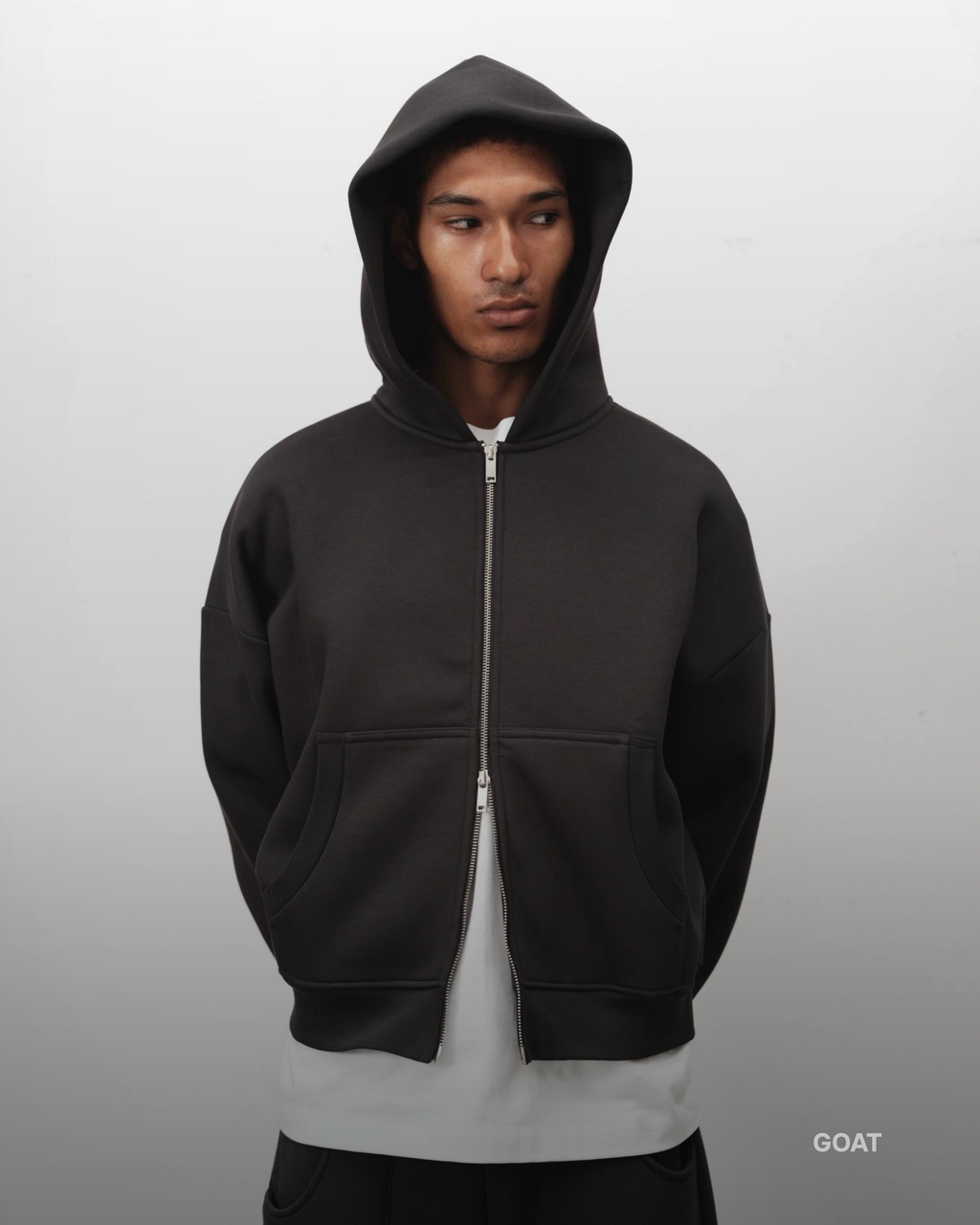 The Cropped Zip Hoodie