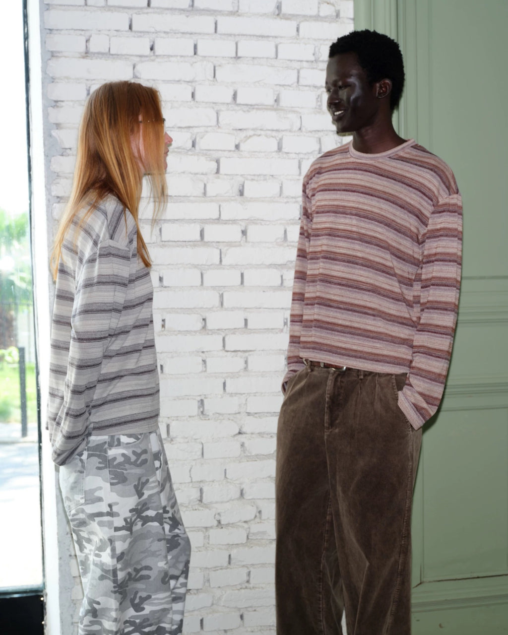 Long sleeve multi Stripe