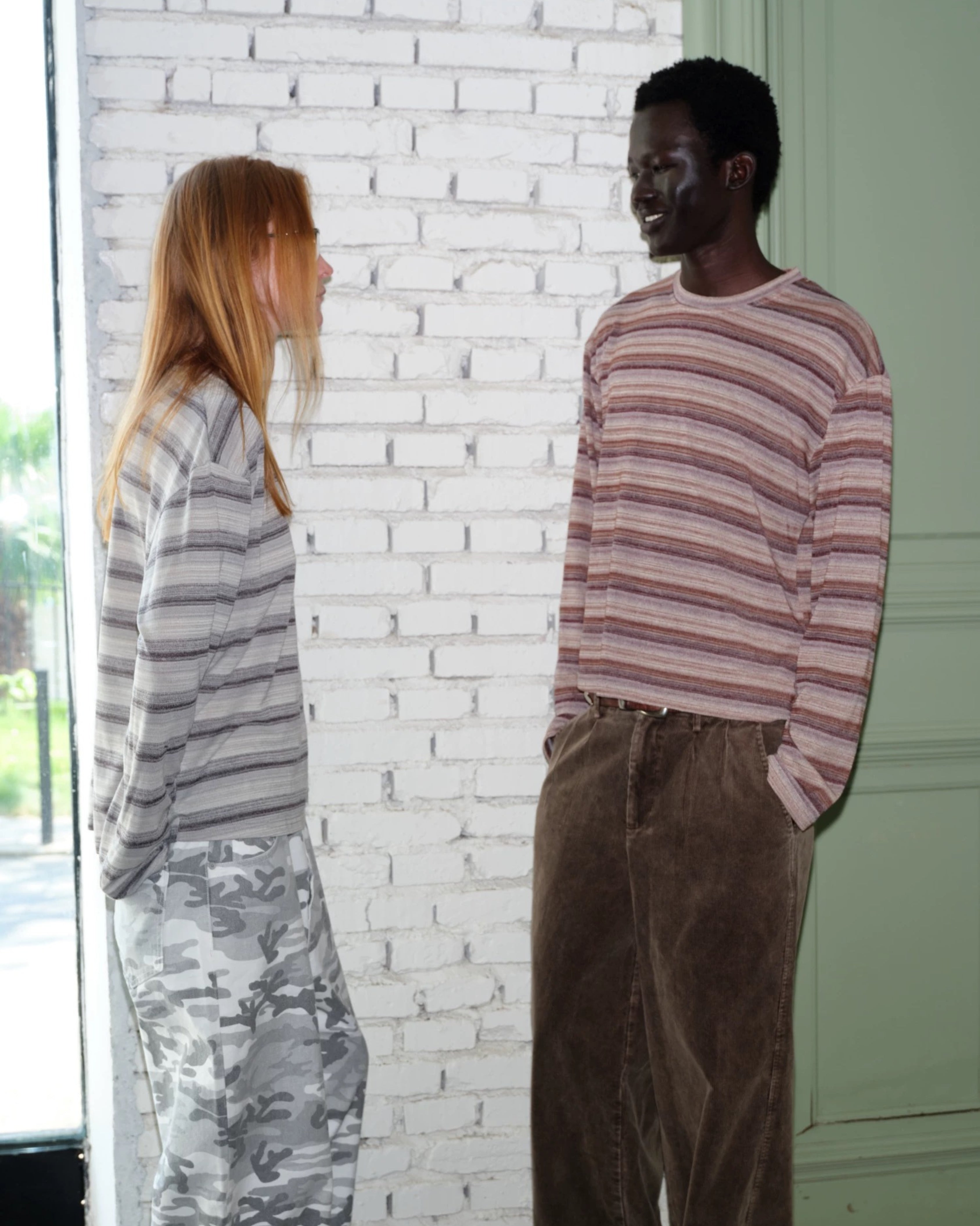 Long sleeve multi Stripe