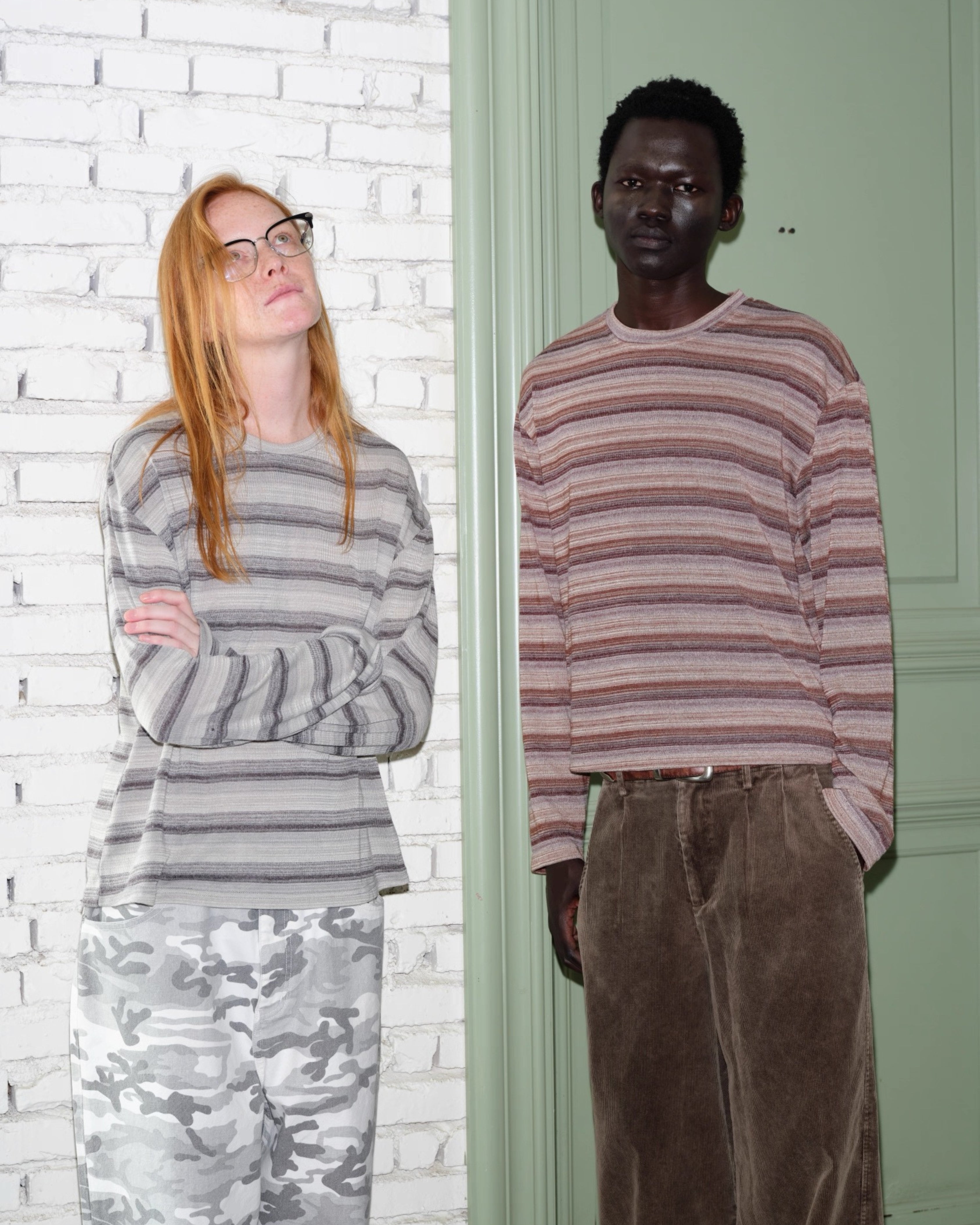 Long sleeve multi Stripe