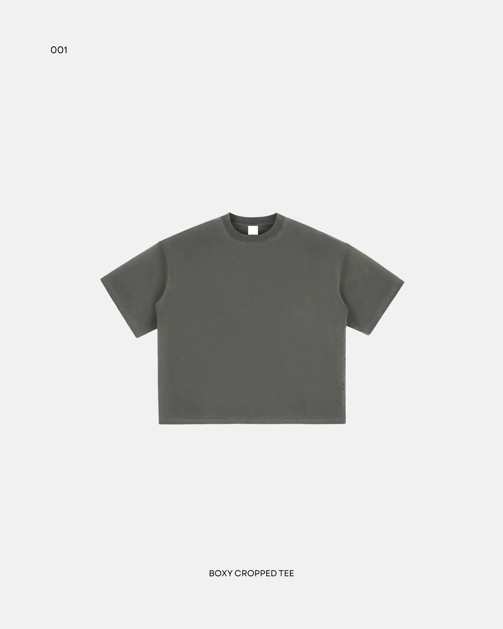 Boxy Oversized cropped tee