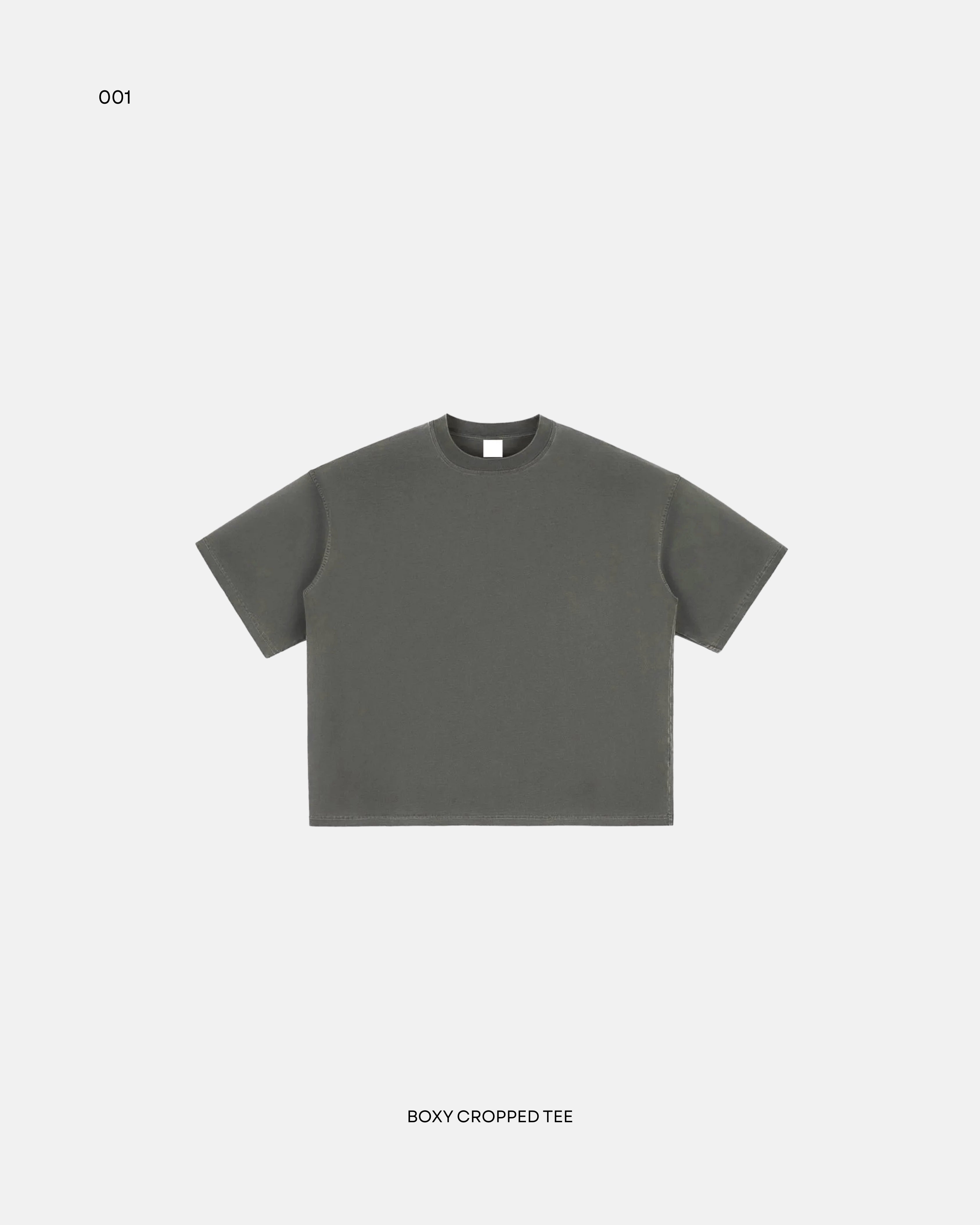 Boxy Oversized cropped tee