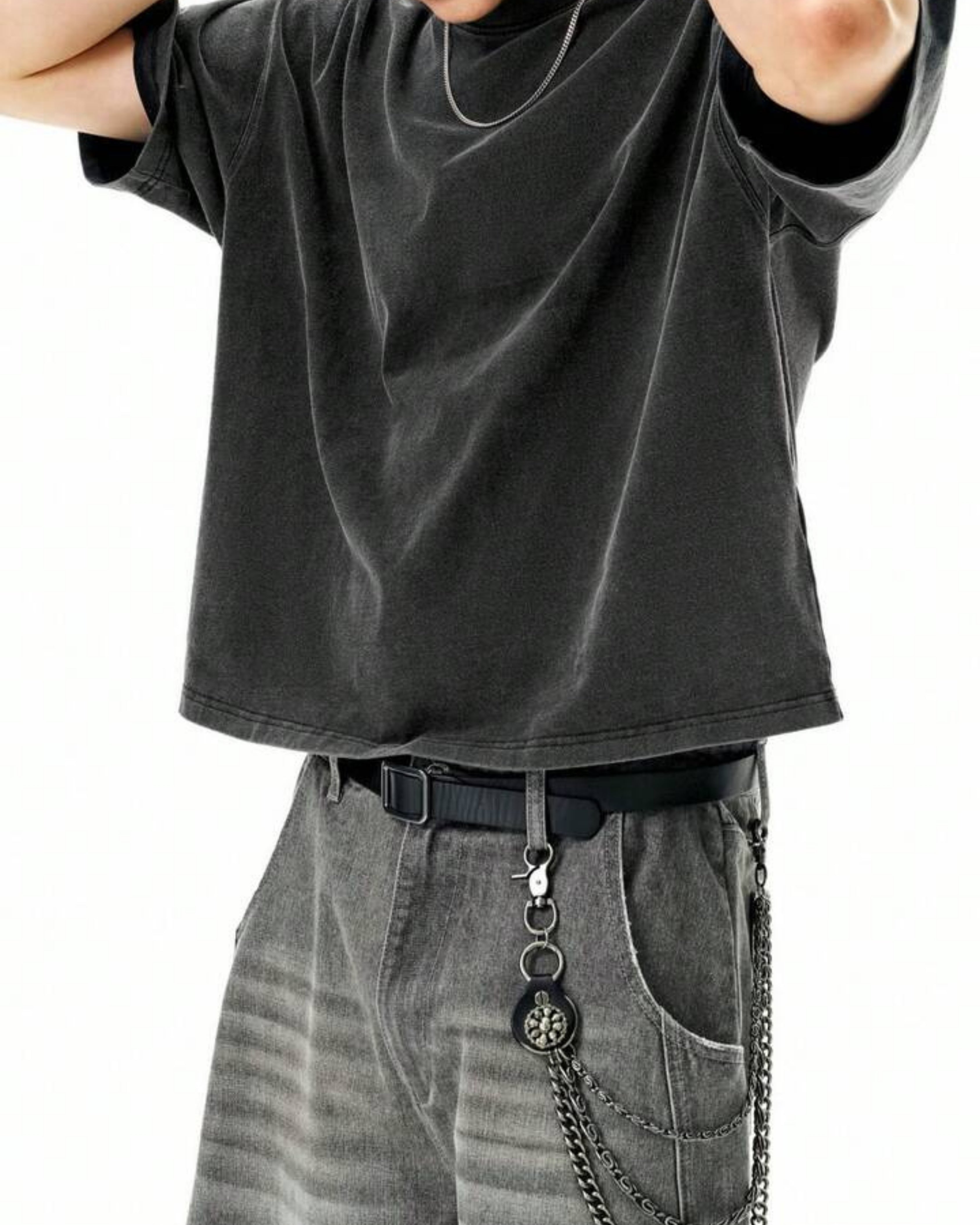 Boxy Oversized cropped tee