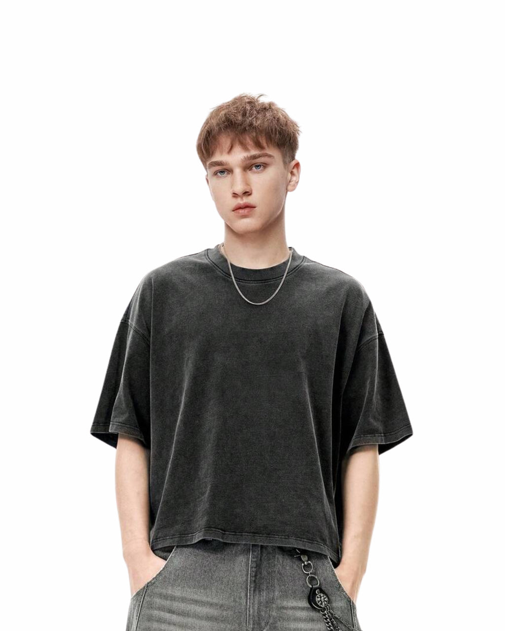 Boxy Oversized cropped tee
