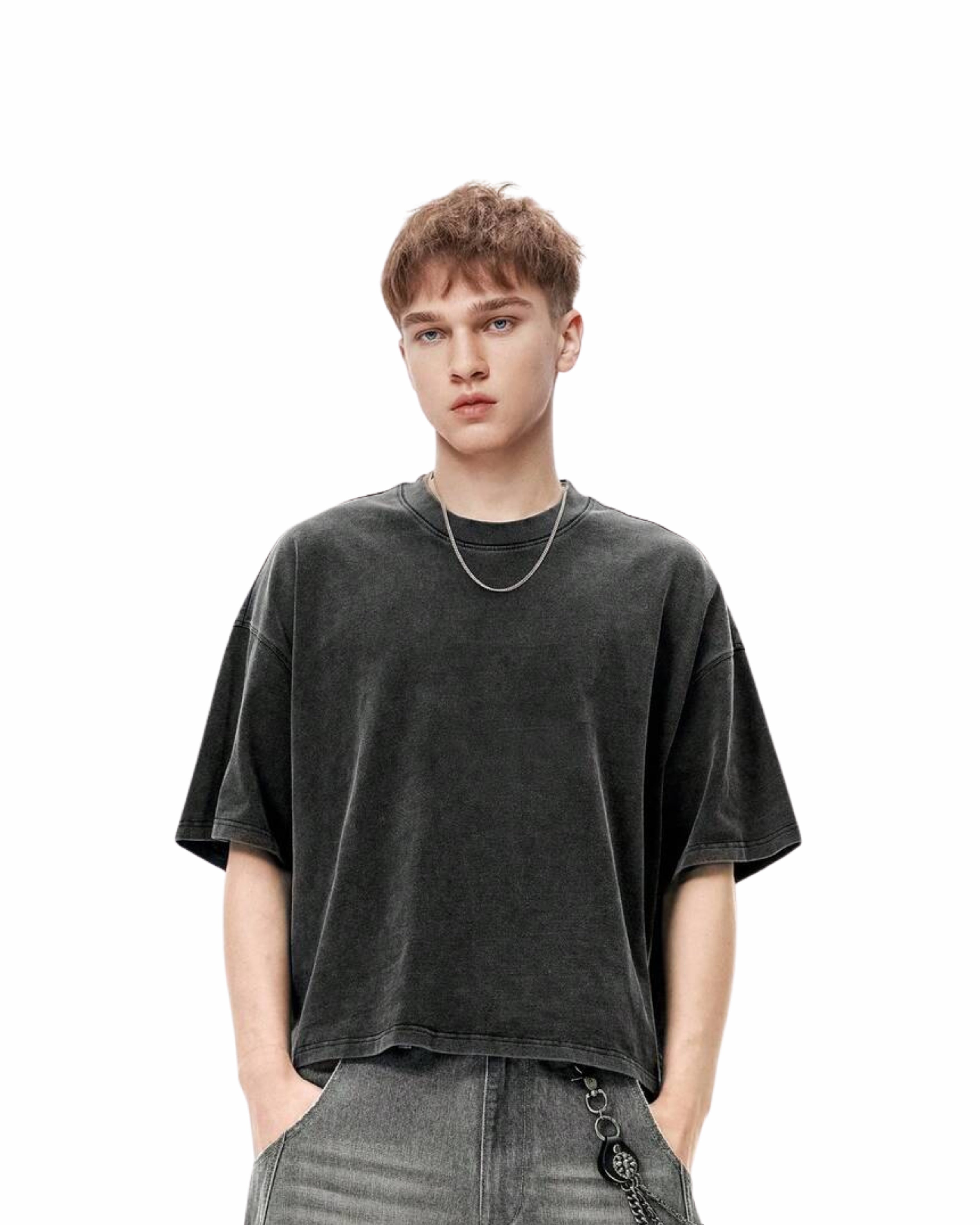 Boxy Oversized cropped tee