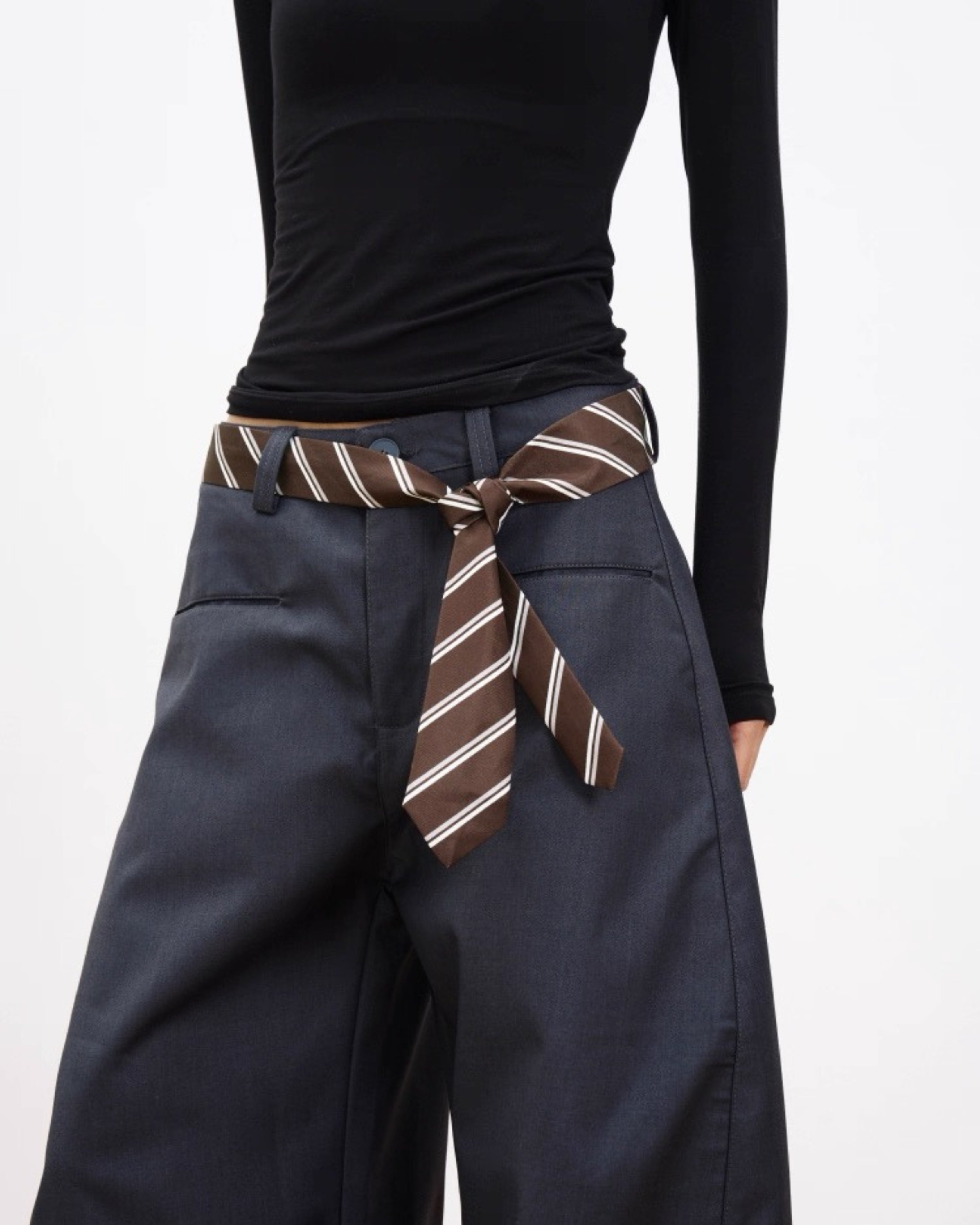 Dark grey urban pants baggy