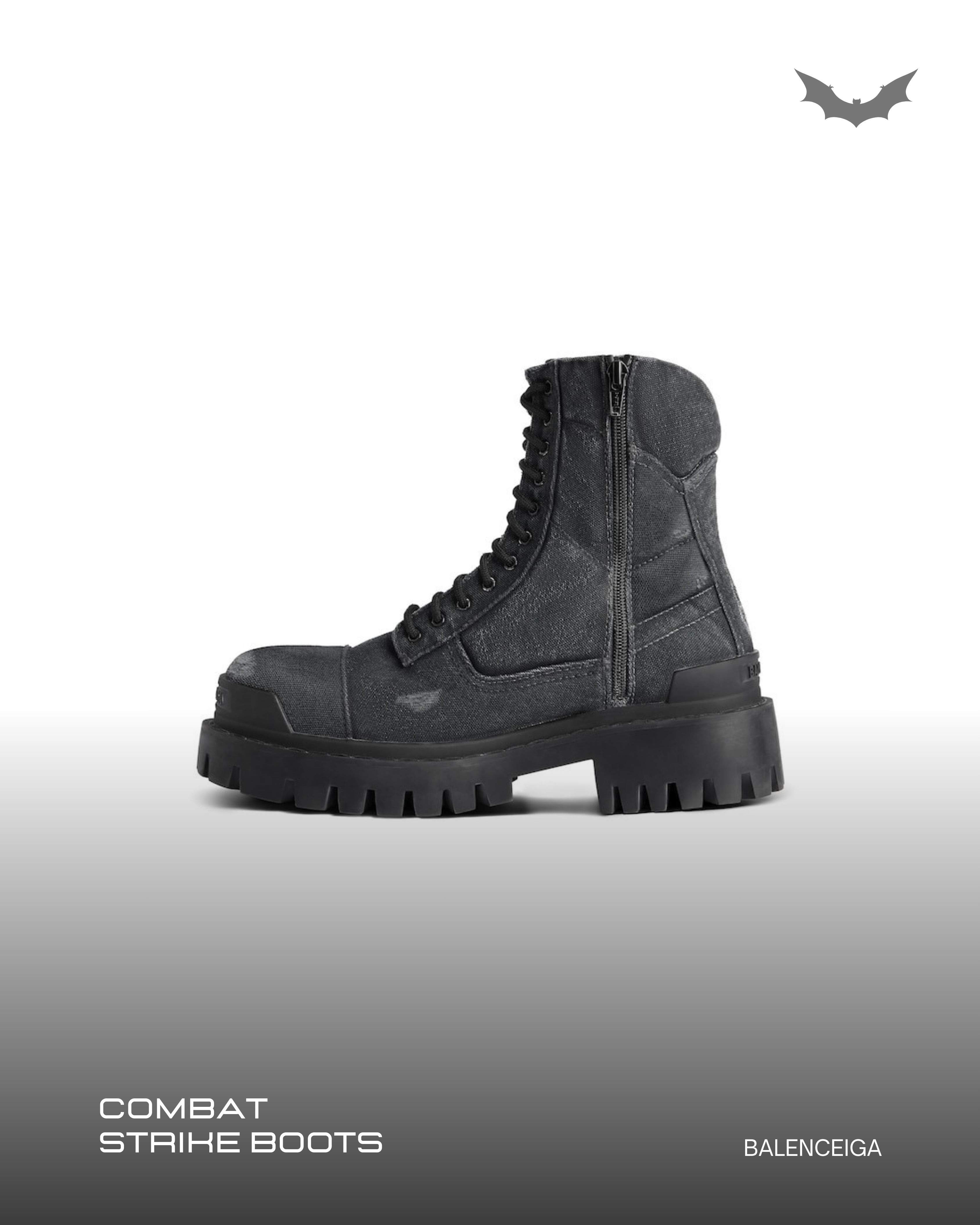 Balenciaga combat strike boots